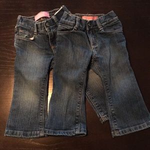 EUC lot of Old Navy baby girl denim, 12-18mos